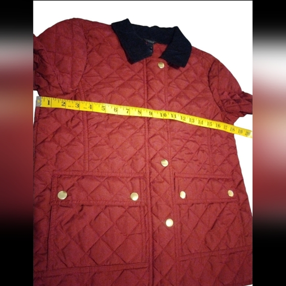 NWOT J CREW Quilted Tack Barn Corduroy Trim Down Field Jacket Sz XS - Picture 5 of 12